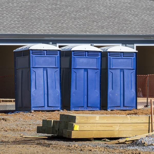 what is the maximum capacity for a single porta potty in Paris MI